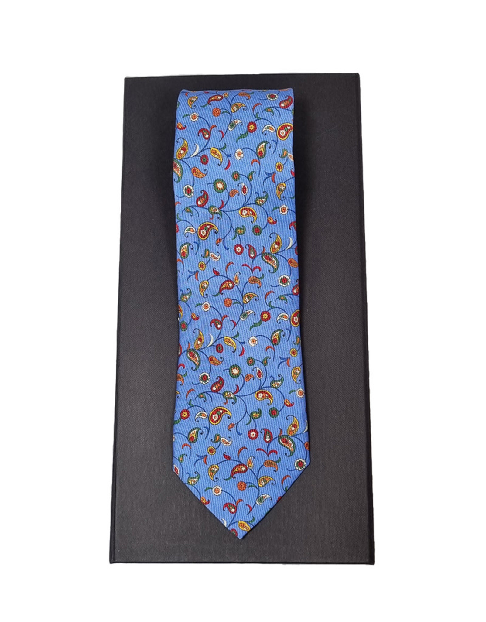 Calabrese Calabrese tie paisley fantasy light blue