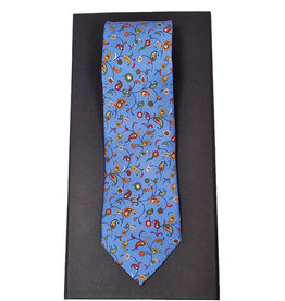 Calabrese Calabrese tie paisley fantasy light blue