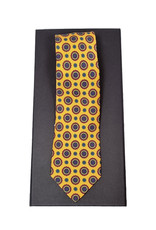 Calabrese Calabrese tie medaillon yellow