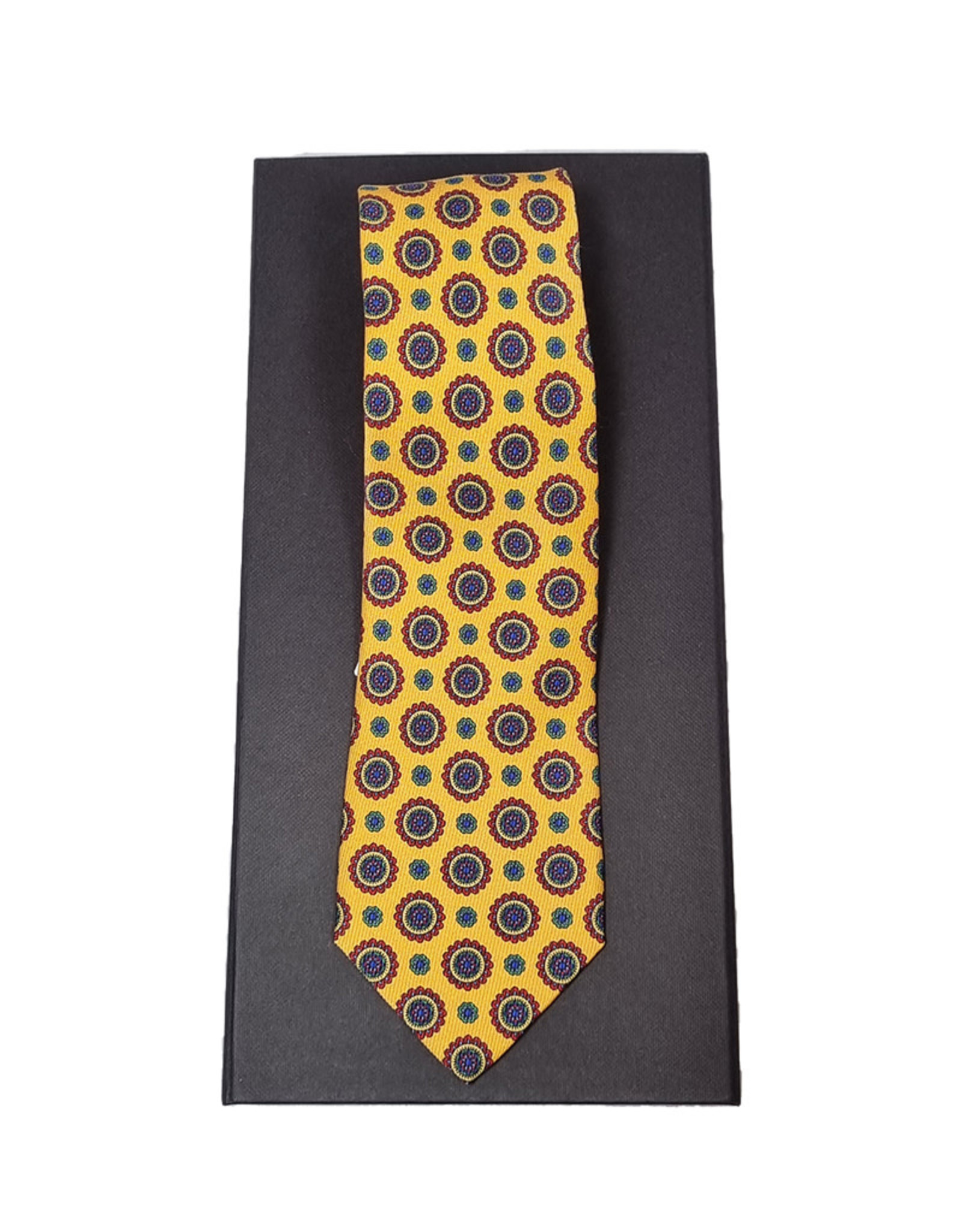 Calabrese Calabrese tie medaillon yellow