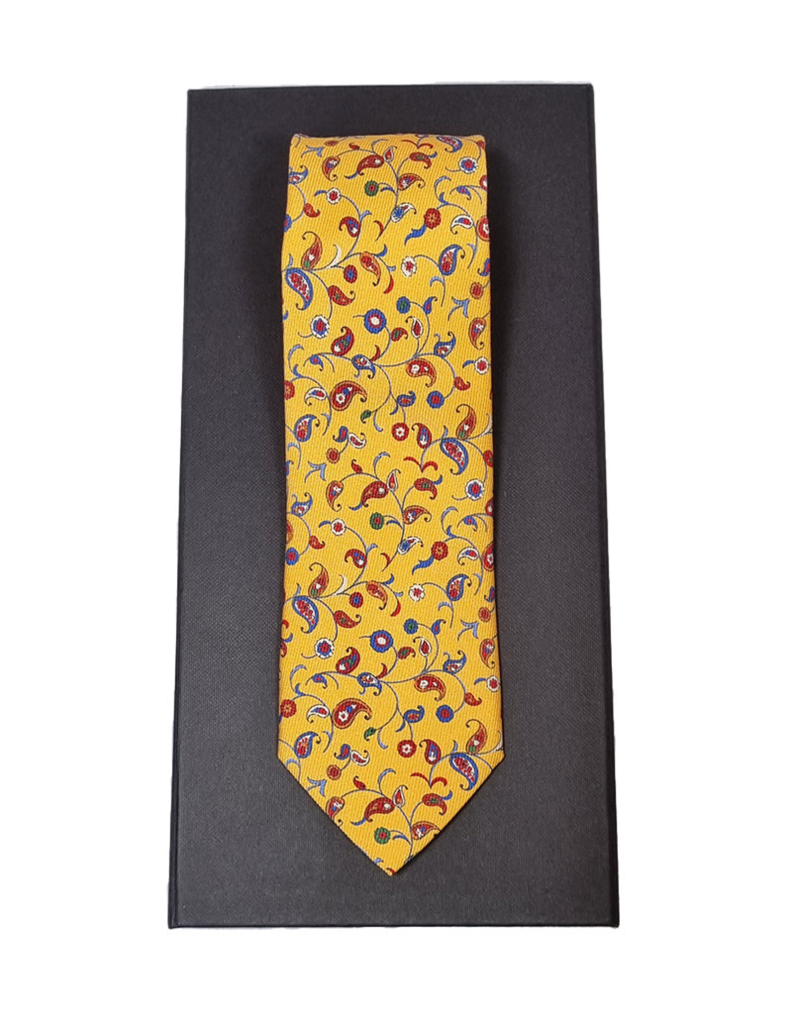 Calabrese Calabrese tie paisley fantasy yellow