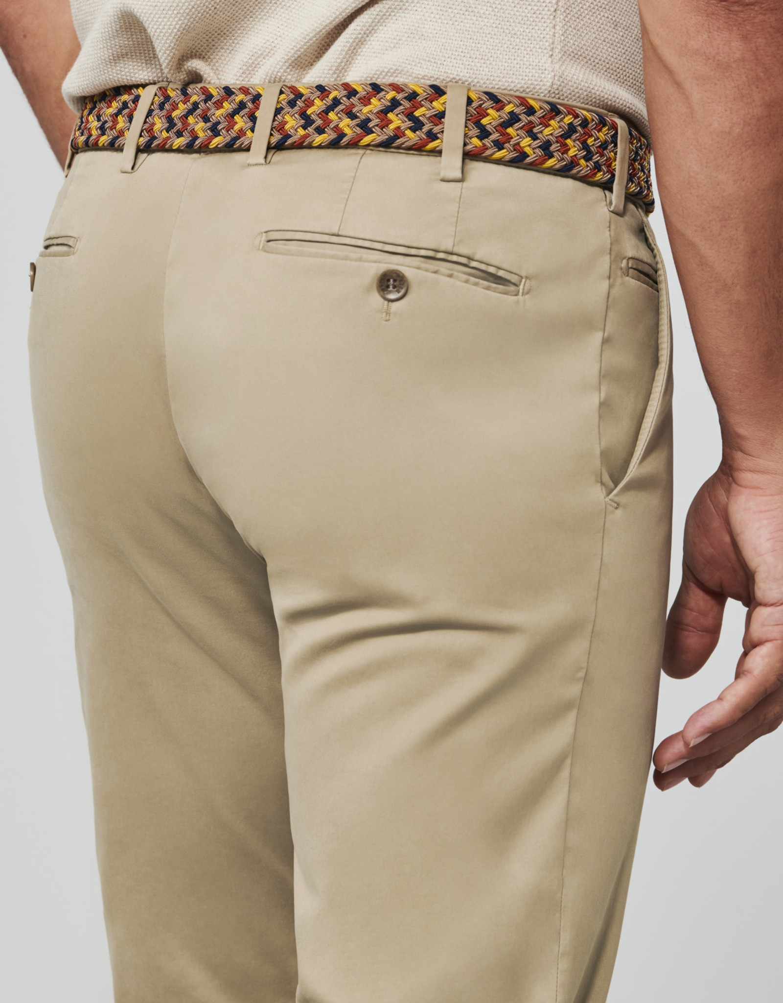 Meyer Exclusive Meyer Exclusive trousers cotton beige Bonn