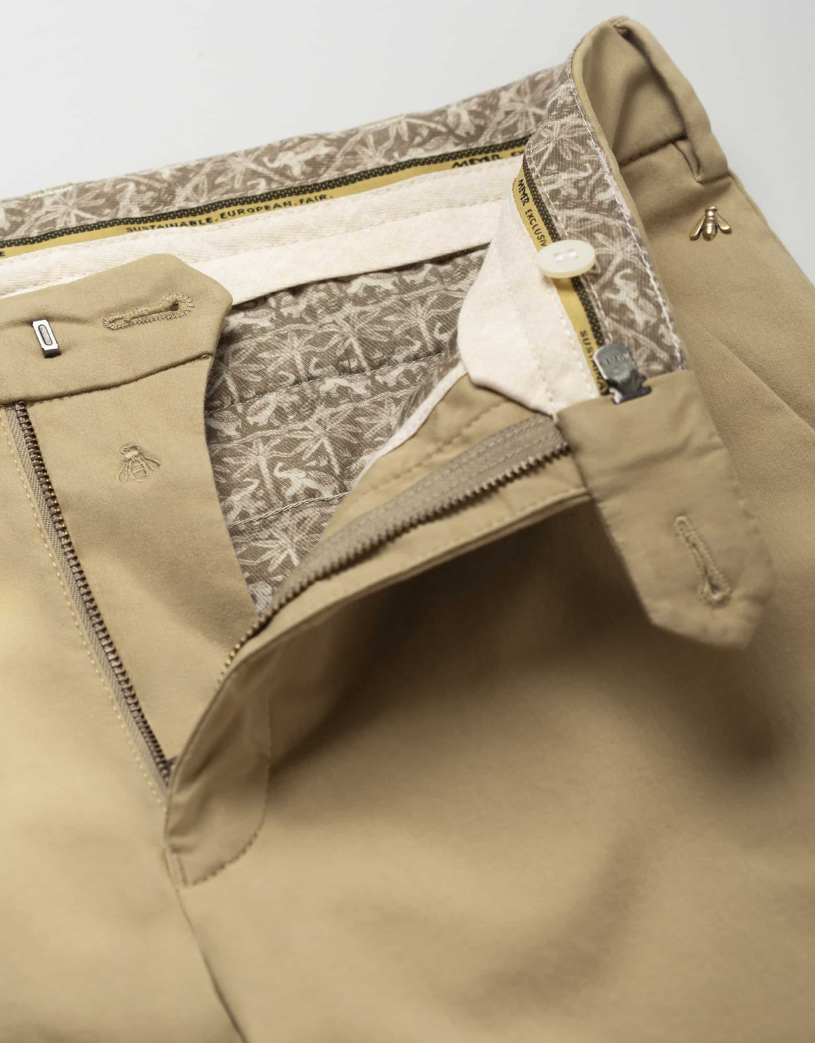 Meyer Exclusive Meyer Exclusive trousers cotton camel Bonn