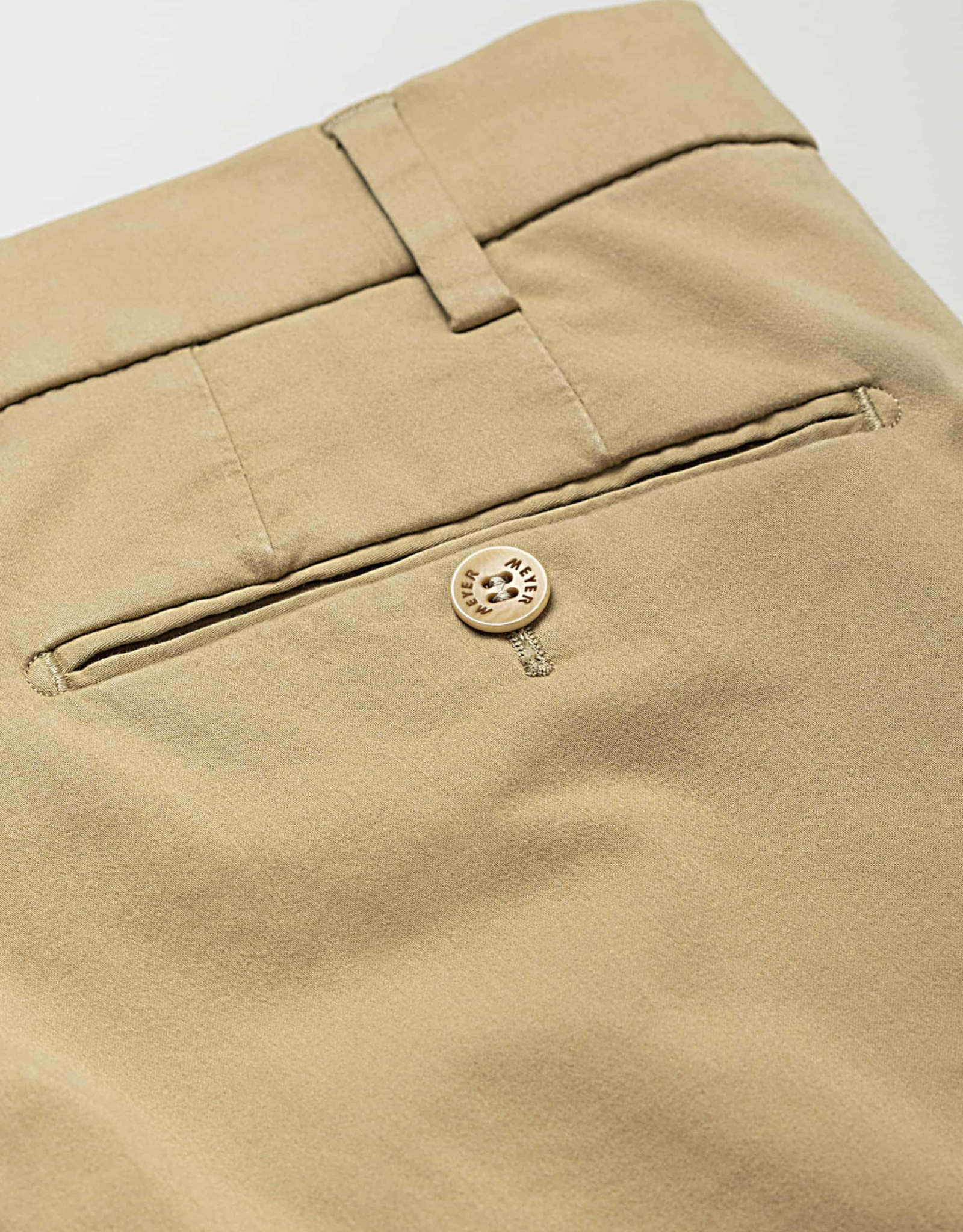 Meyer Exclusive Meyer Exclusive broek katoen camel Bonn 8096/43