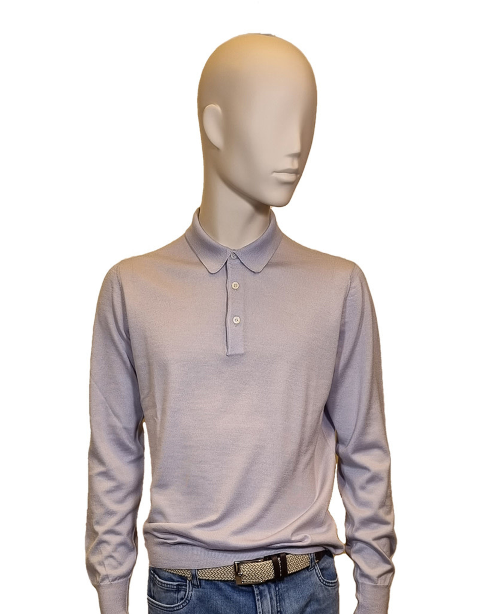 Gran Sasso Sandmore's polo long sleeves light blue