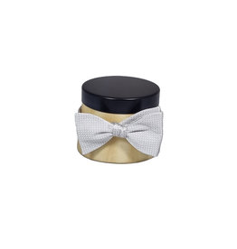 Calabrese Calabrese bow tie off white houndstooth