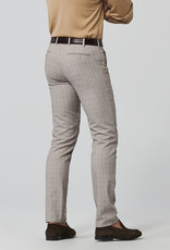 Meyer Exclusive Meyer Exclusive trousers cotton beige check Bonn