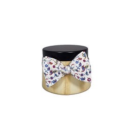 Calabrese Calabrese bow tie paisley fantasy white