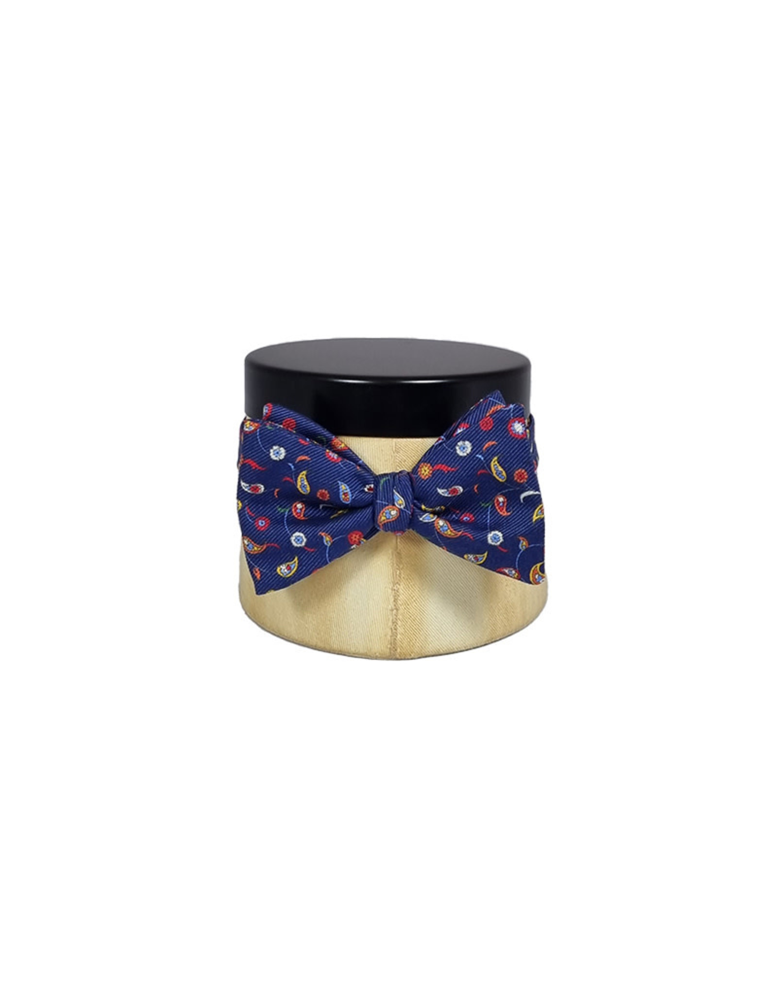 Calabrese Calabrese bow tie paisley fantasy blue