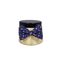 Calabrese Calabrese bow tie paisley fantasy blue