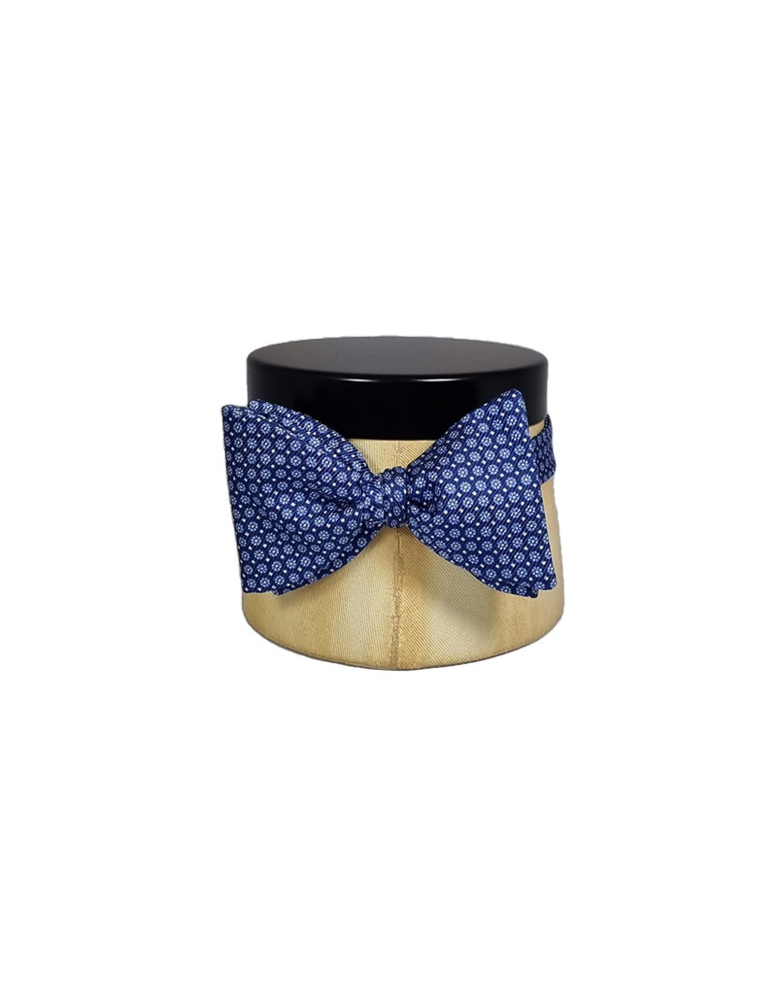 Calabrese Calabrese bow tie flowers blue