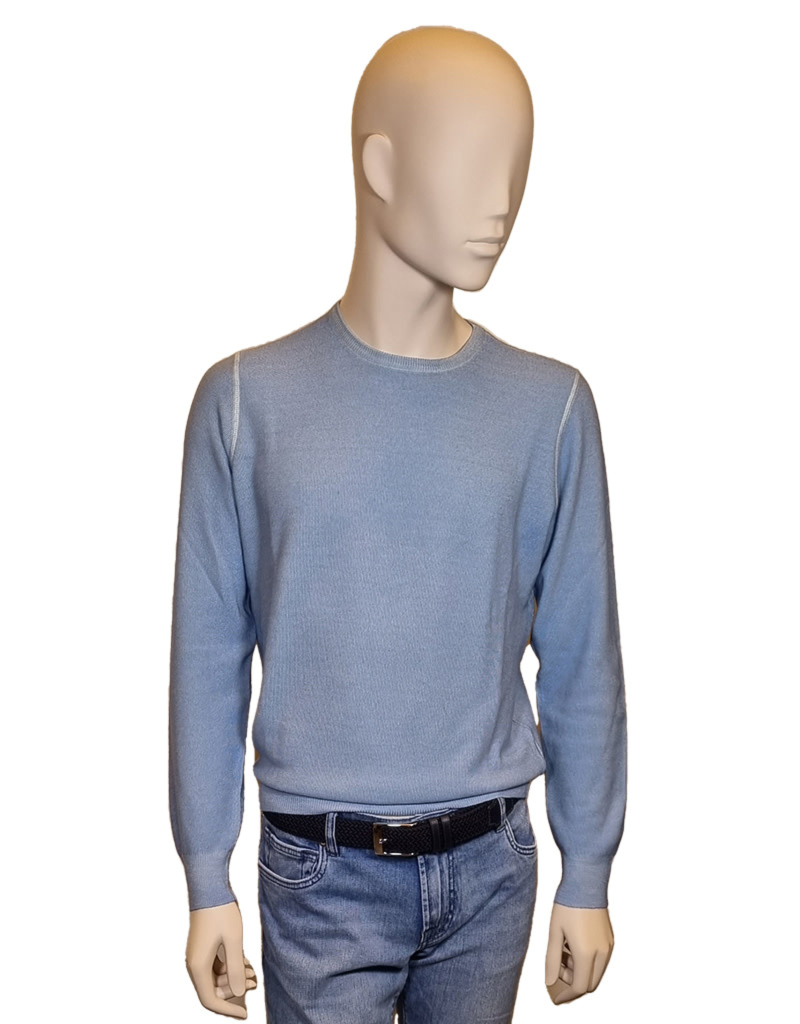 Gran Sasso Sandmore's sweater crew neck light blue