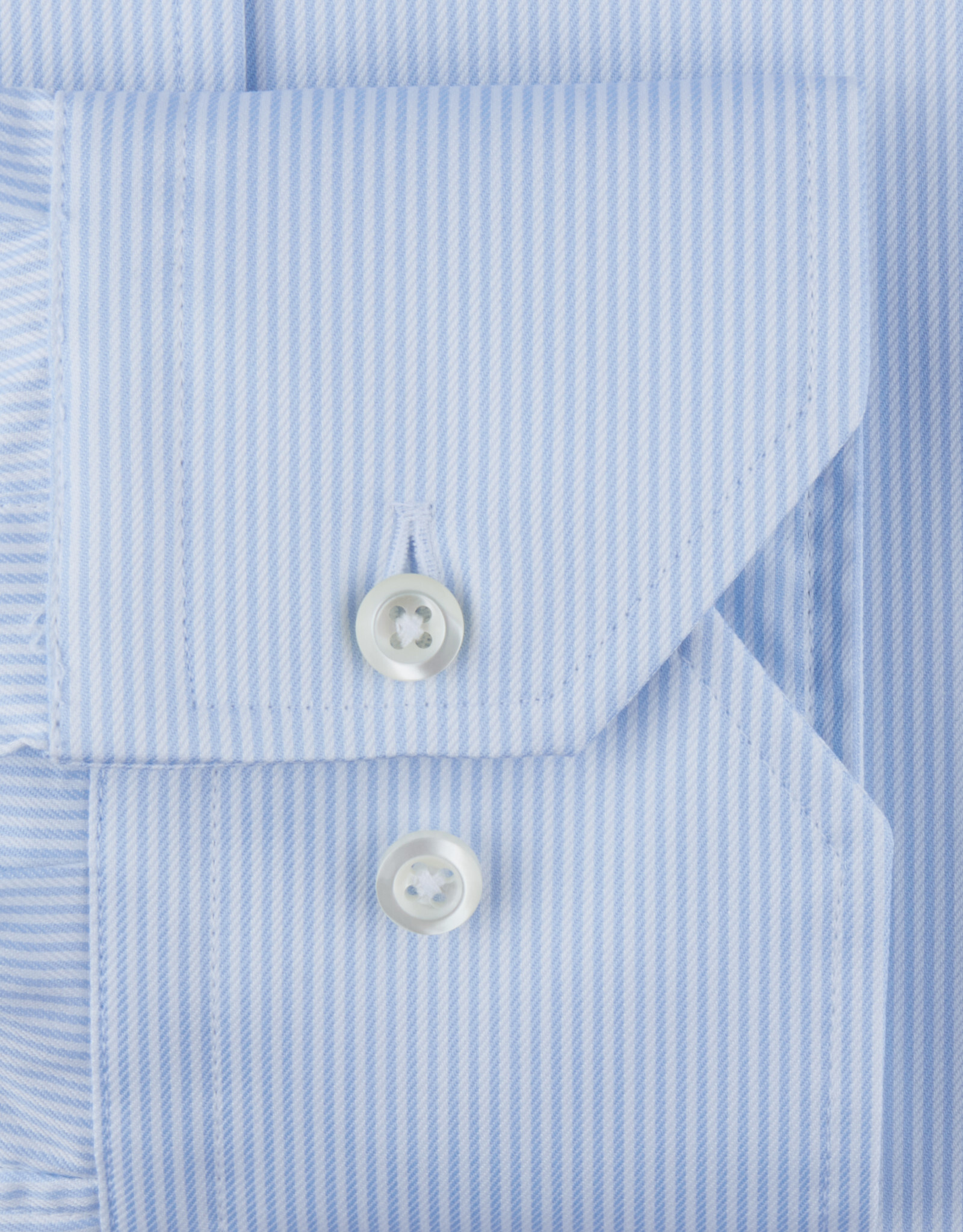 Stenströms Stenströms shirt light blue stripe Comfort 502081-1610/102