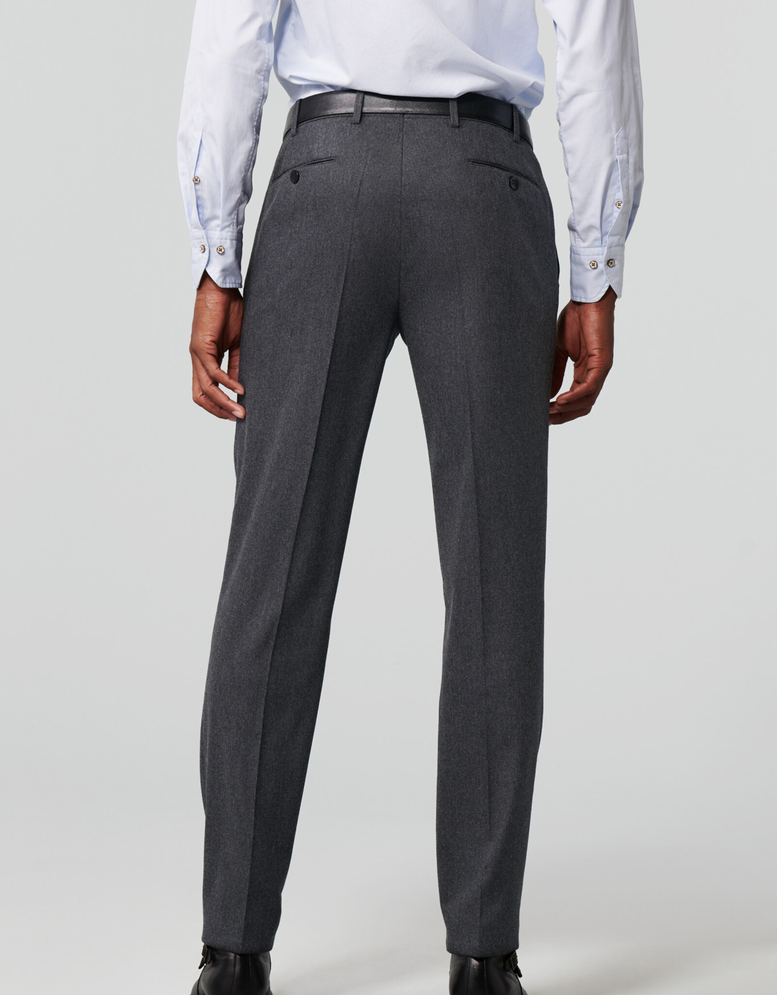 Meyer Exclusive Meyer Exclusie trousers wool grey Bonn