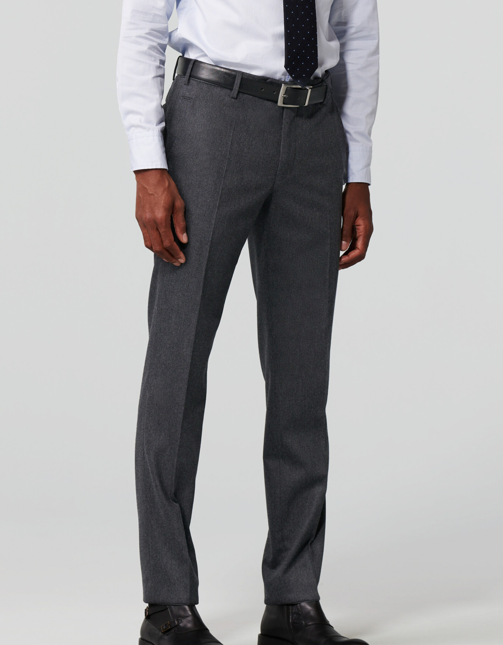 Meyer Exclusive Meyer Exclusie trousers wool grey Bonn