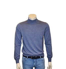 Gran Sasso Sandmore's mock sweater light blue