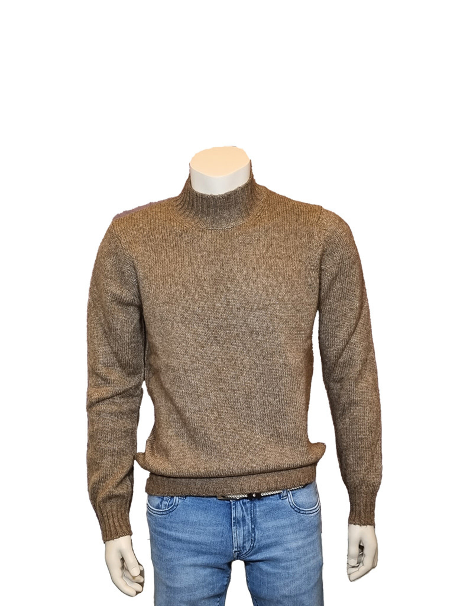 Gran Sasso Sandmore's sweater mock beige