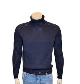 Gran Sasso Sandmore's turtleneck navy rainwool