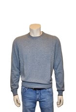 Gran Sasso Sandmore's sweater crew neck light blue contrasting details