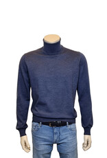 Gran Sasso Sandmore's turtleneck sweater blue 14290