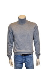 Gran Sasso Sandmore's turtleneck sweater light grey 14290