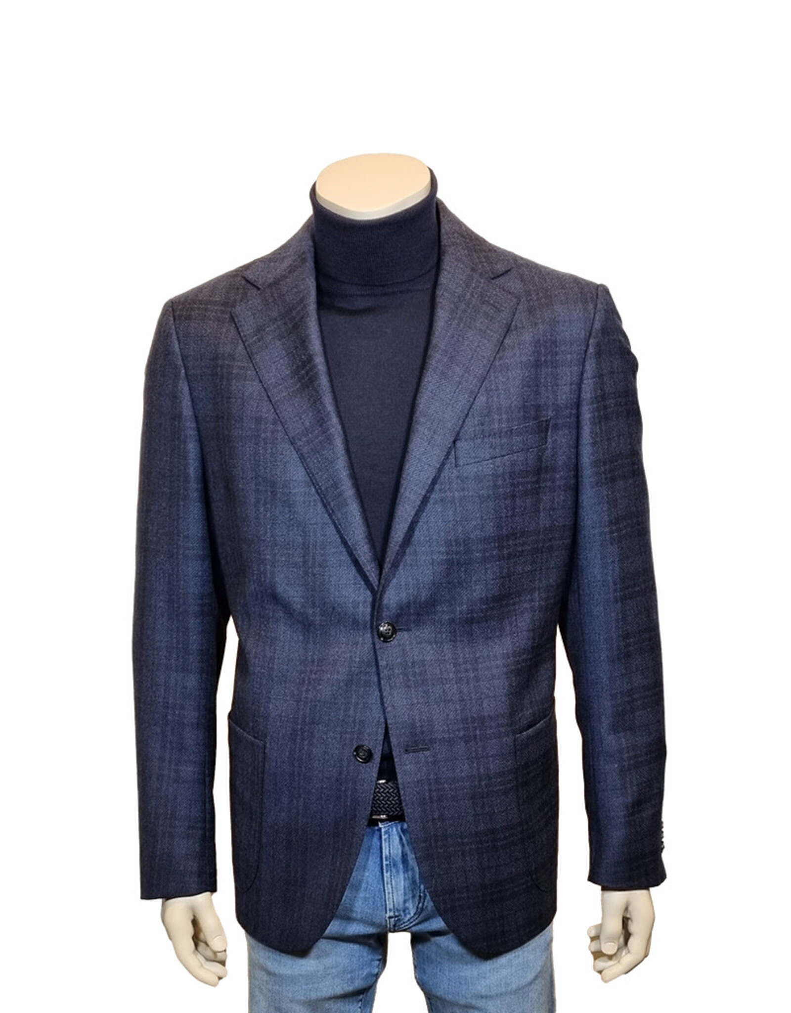 Eduard Dressler Dressler jacket blue check Sendrik