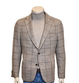 Eduard Dressler Dressler jacket beige check Sawyer