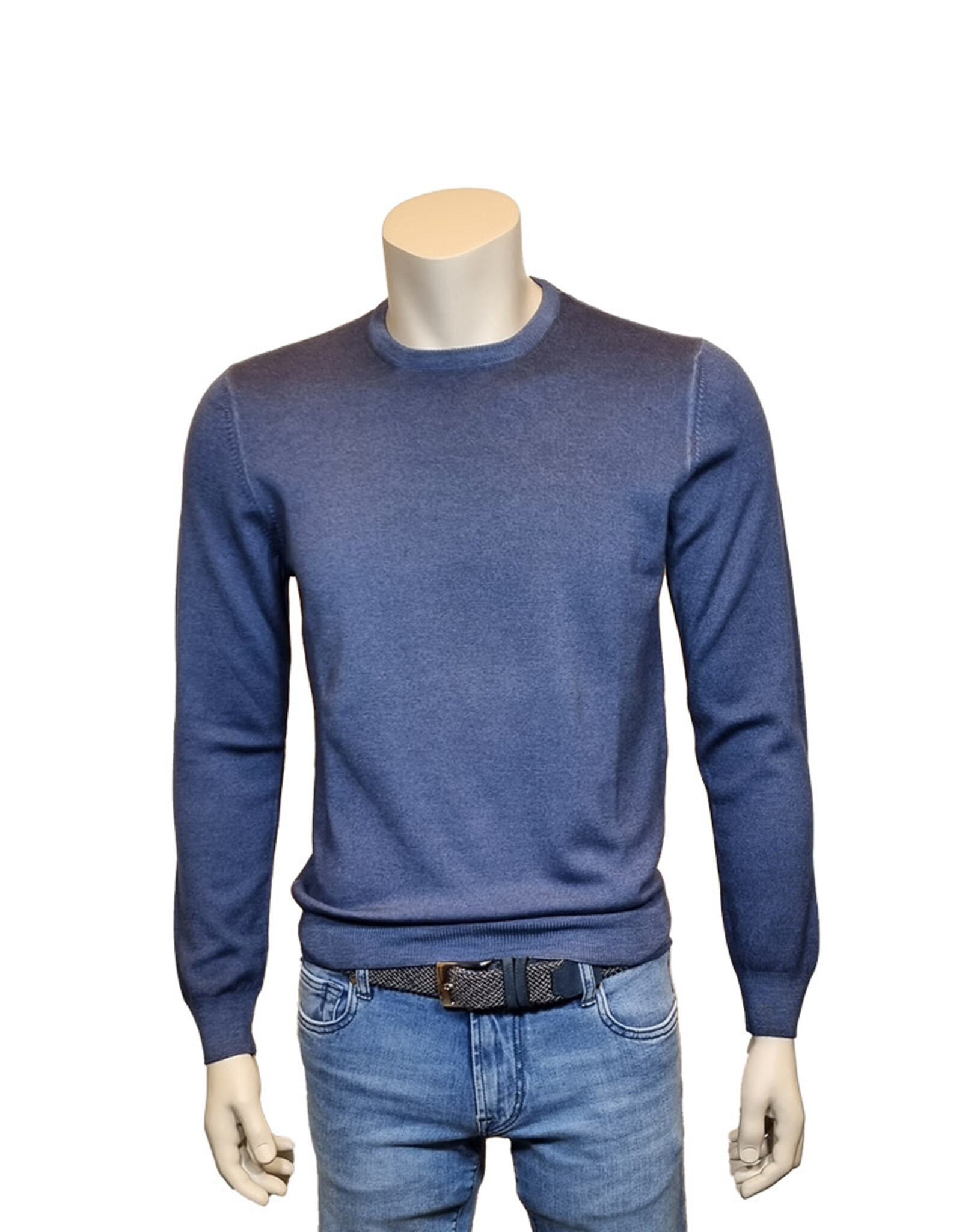 Gran Sasso Sandmore's pull O-hals blauw 22792/706 M:55167