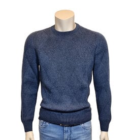 Gran Sasso Sandmore's pull O-hals blauw