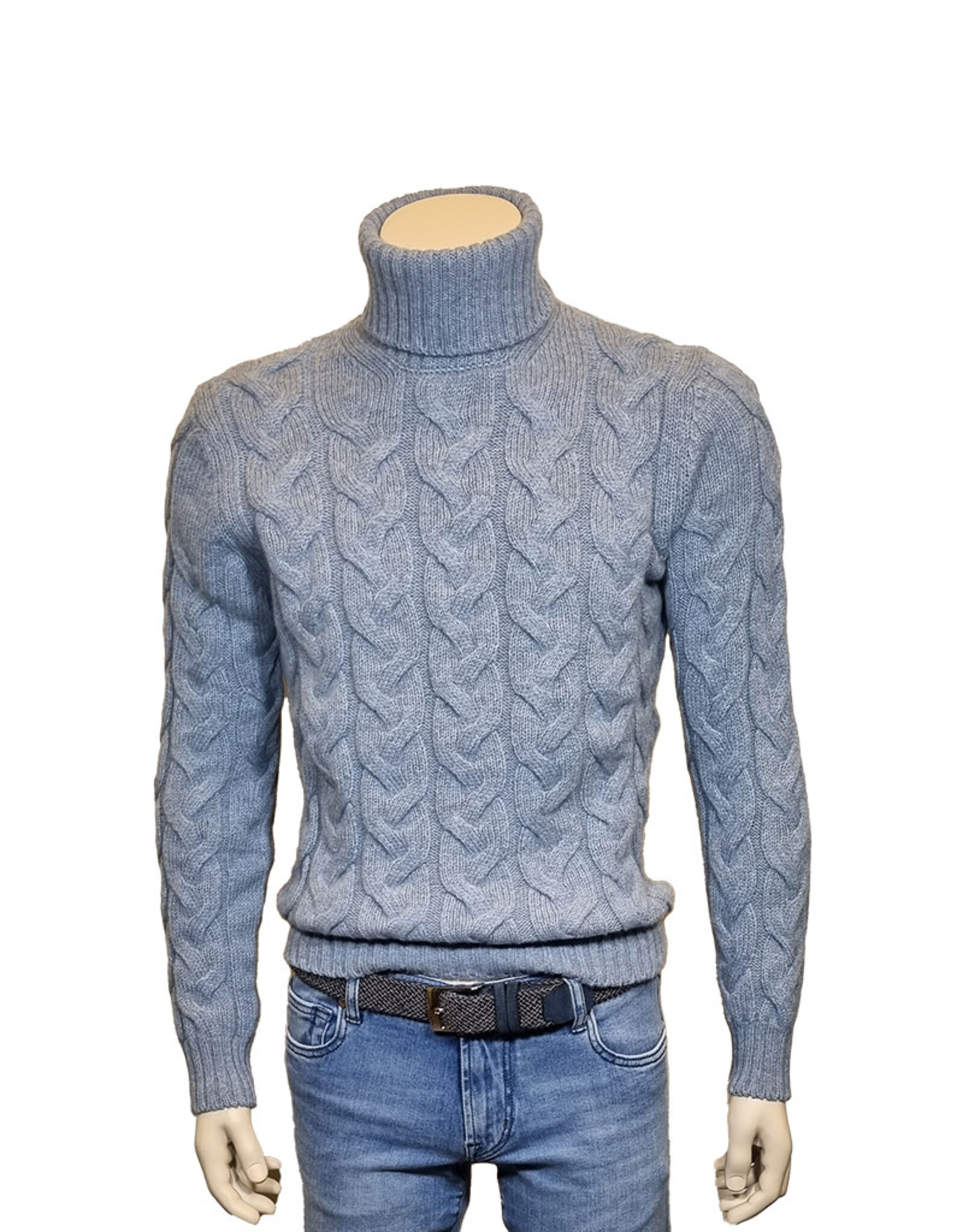 Gran Sasso Sandmore's  turtleneck sweater light blue