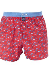 Mc Alson Mc Alson boxer short pumpkin red-light blue M4813