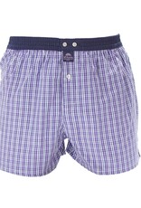 Mc Alson Mc Alson boxershort ruit paars-blauw M4850