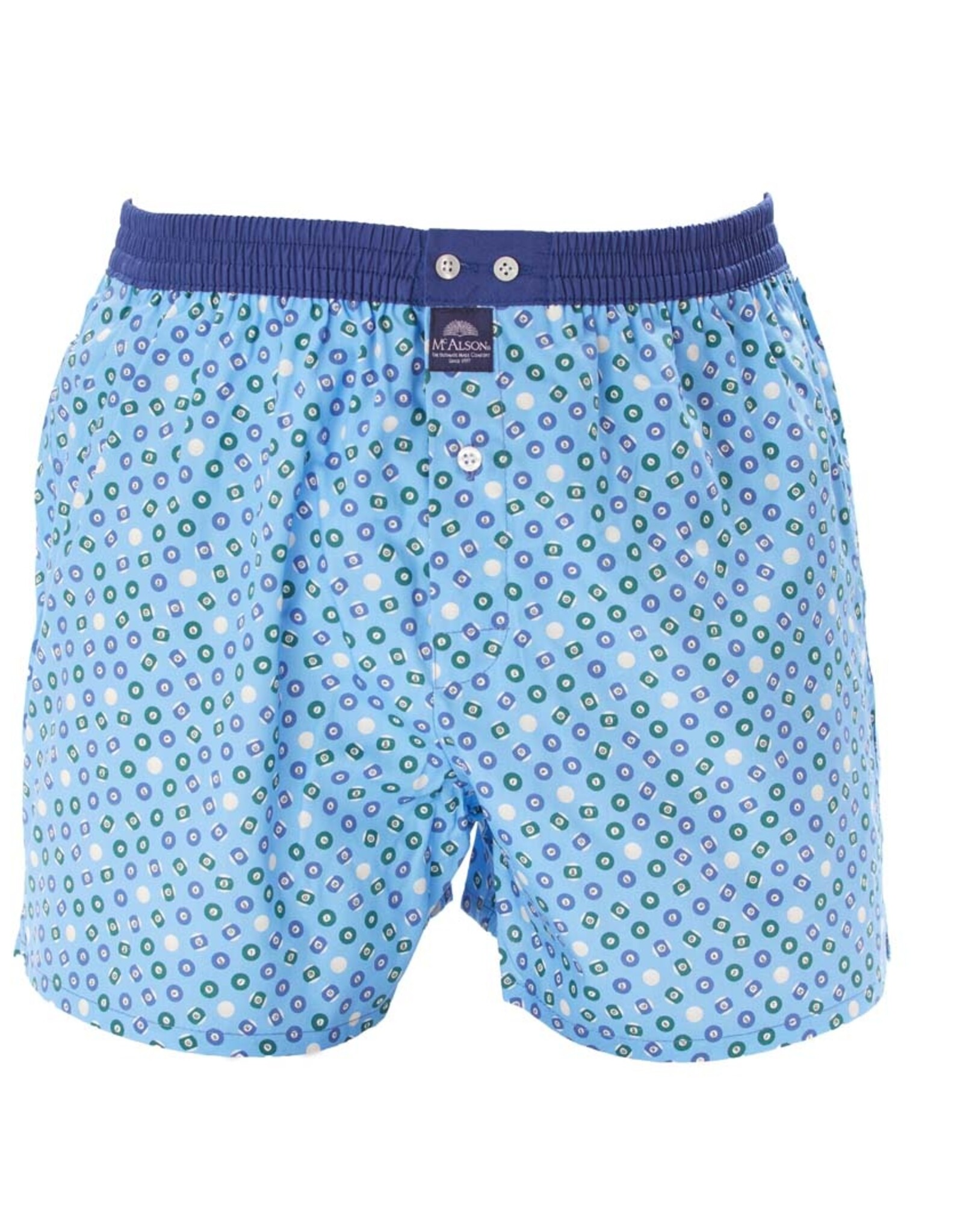 Mc Alson Mc Alson boxershort biljart lichtblauw M4838