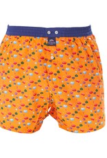 Mc Alson Mc Alson boxer shorts pumpkin orange-blue M4816