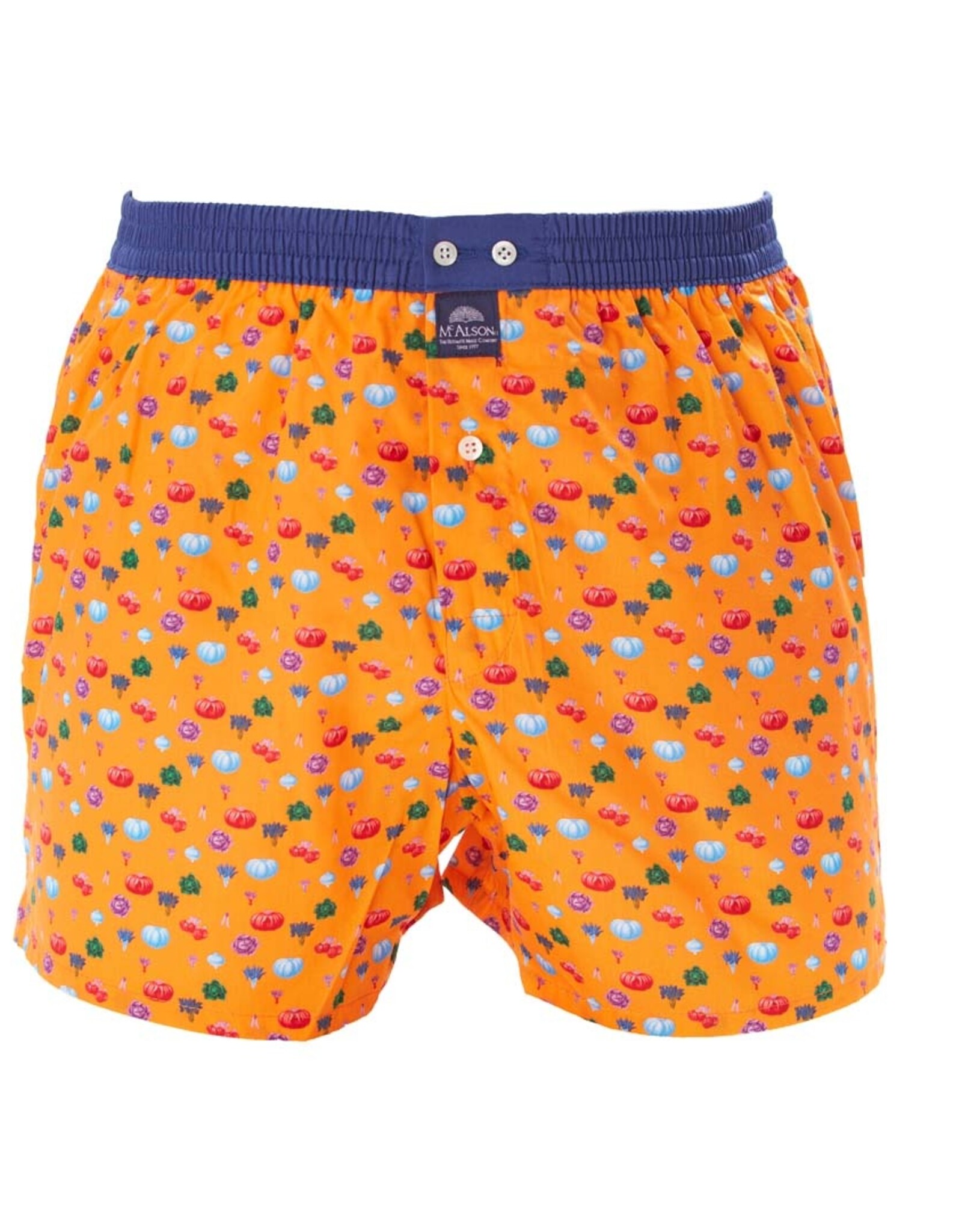 Mc Alson Mc Alson boxershort pompoen oranje-blauw M4816