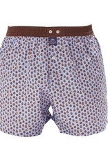 Mc Alson Mc Alson boxershort dennenappel blauw-bruin M4830