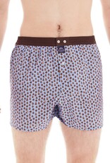 Mc Alson Mc Alson boxershort dennenappel blauw-bruin M4830