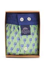 Mc Alson Mc Alson boxershort blauw-groen cactus M4956