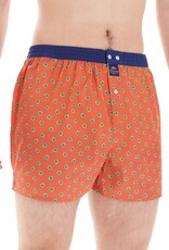 Mc Alson Mc Alson boxershort blauw-oranje bloem M4969