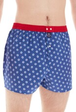 Mc Alson Mc Alson boxershort blauw-rood bloem M4967