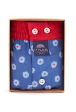 Mc Alson Mc Alson boxershort blauw-rood bloem M4967