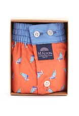 Mc Alson Mc Alson boxershort lichtblauw-oranje windsurfer M4966