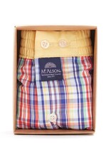 Mc Alson Mc Alson boxer shorts yellow check M4926