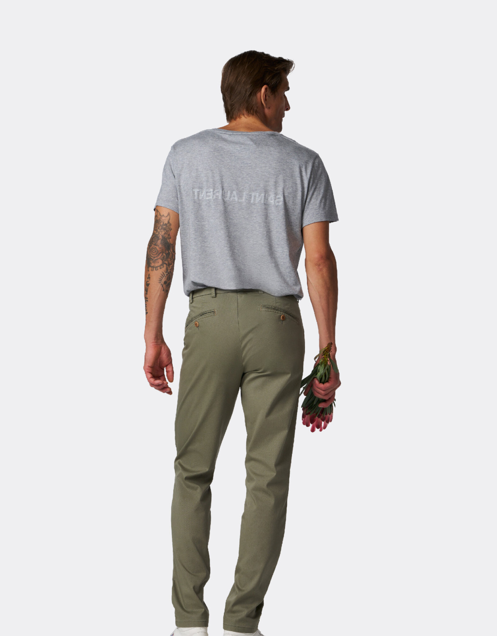MMX MMX trousers cotton green Lupus 7380/26