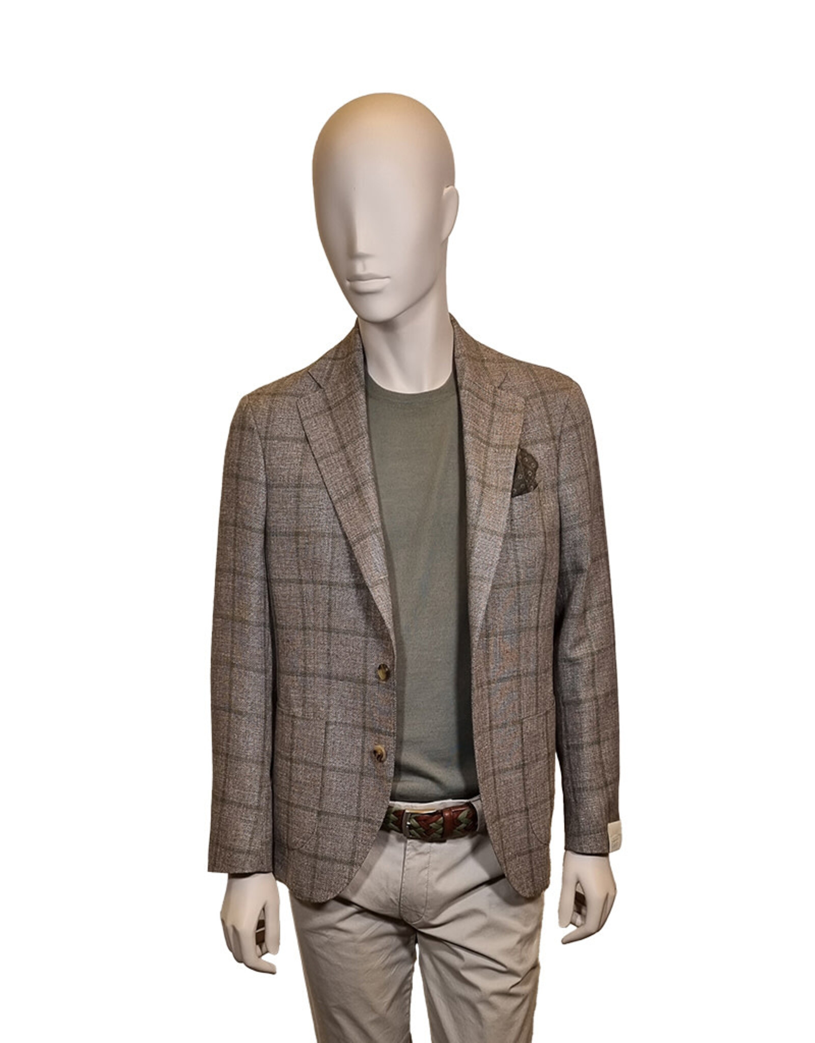 Latorre Gabiati jacket beige-green check  QF00923/600 M:F84