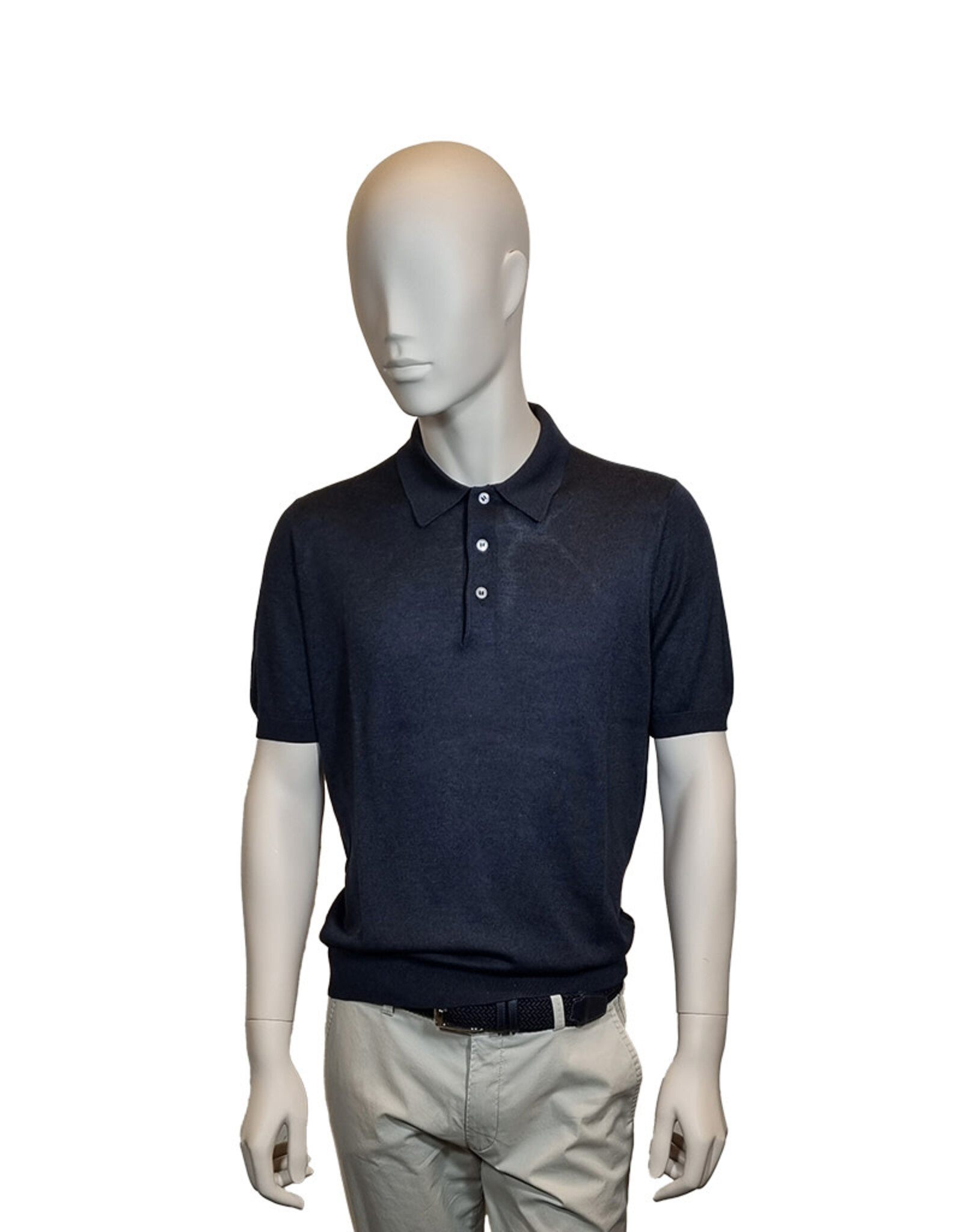 Gran Sasso Sandmore's polo zijde navy 23503/597 M:43110