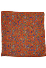 Calabrese Calabrese pochet paisley oranje 8024014/016