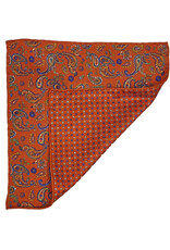 Calabrese Calabrese pochet paisley oranje 8024014/016