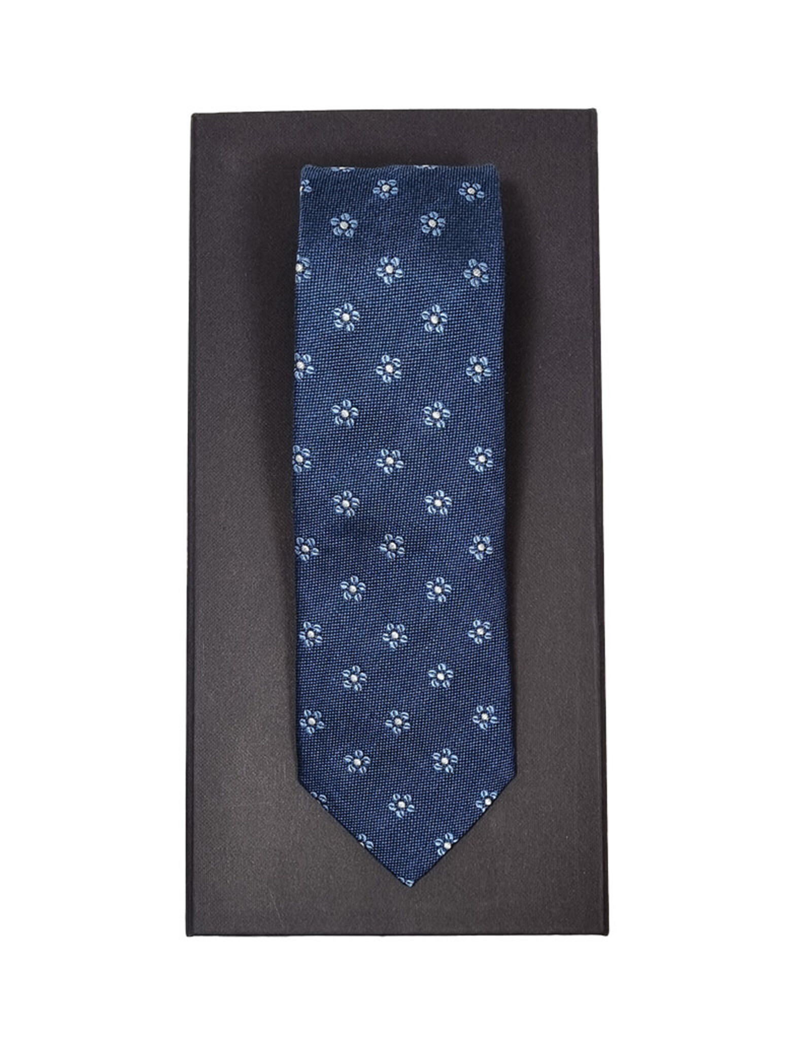 Calabrese Calabrese tie blue flower 2224020/002