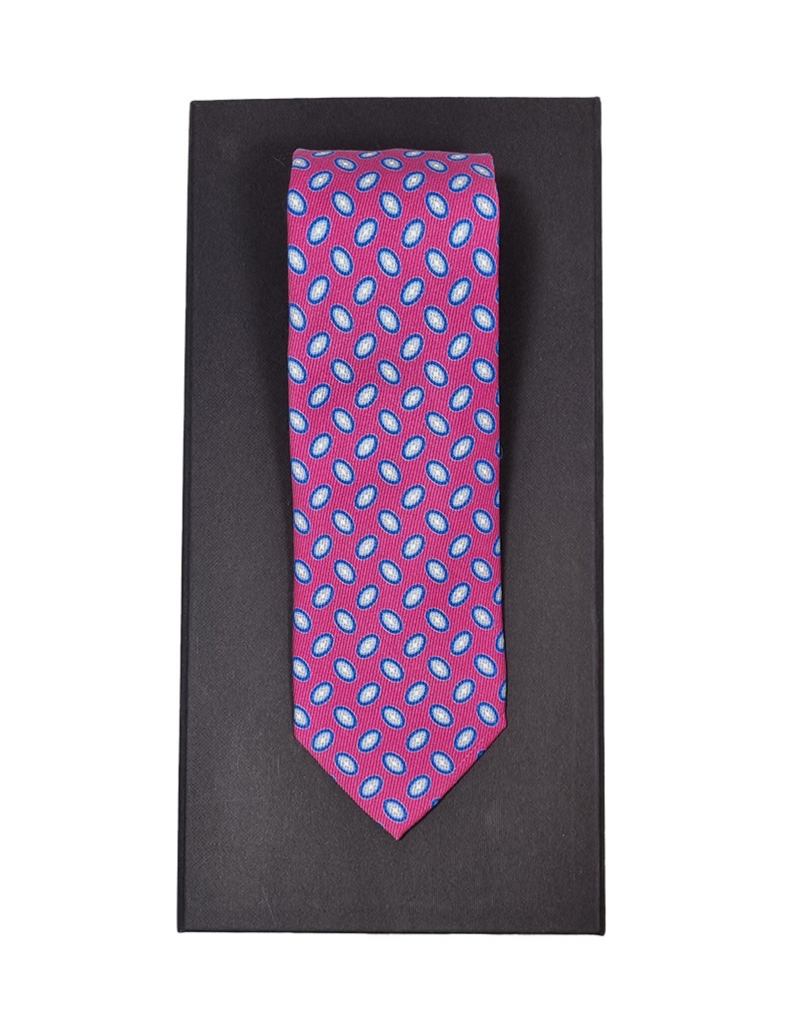 Calabrese Calabrese tie pink medallion  oval 8024010/014